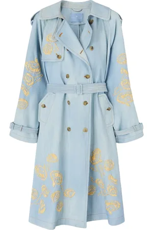 ERMANNO SCERVINO Denim trench coat