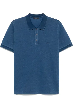 FAY Logo-embroidered polo shirt