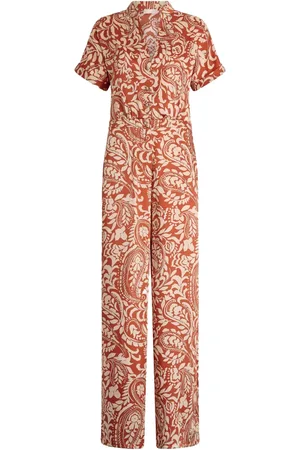 Liu Jo Printed twill jumpsuit