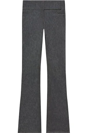 Courrèges Belted bootcut jeans