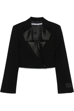 Alexander Wang Double-breasted cropped blazer