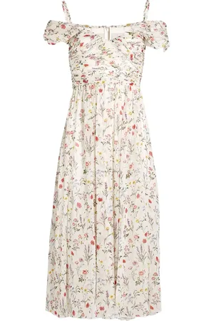 Giambattista Valli Impressionist-print georgette dress