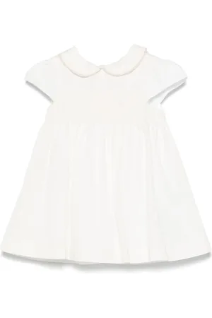 VERSACE Logo-embroidered dress