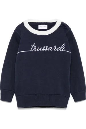 Trussardi Logo-embroidered sweater