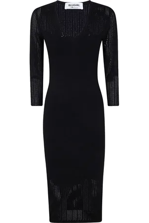Blugirl Open-knit midi dress