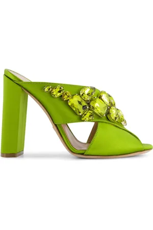 Giambattista Valli Crystal-embellished mules