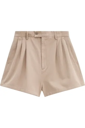 Filippa K High-waisted organic cotton shorts