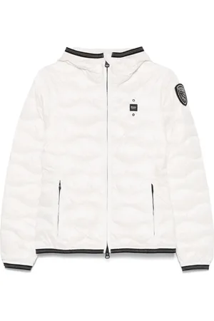 Blauer Logo-patch puffer jacket