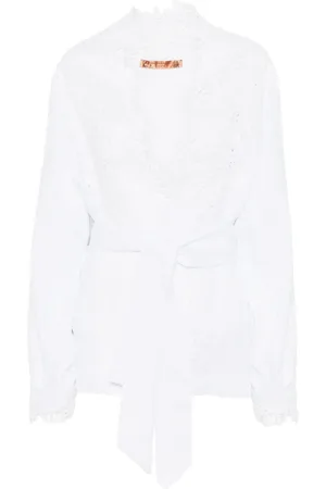 ERMANNO SCERVINO Lace-detailed blouse