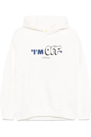 OFF-WHITE Logo-quote hoodie