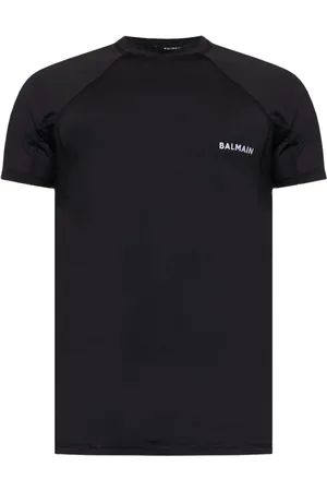 Balmain Logo-embroidered swim T-shirt