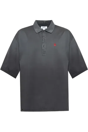 Alexander McQueen Skull-embroidered polo shirt