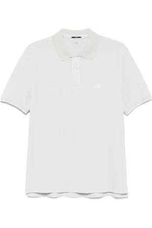 C.P. Company Logo-embroidered polo shirt