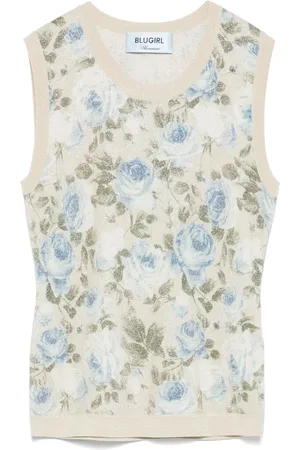 Blugirl Fine-knit lurex top