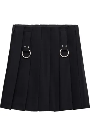 Prada Pleated gabardine skirt