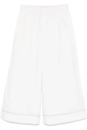 YVES SALOMON Poplin trousers