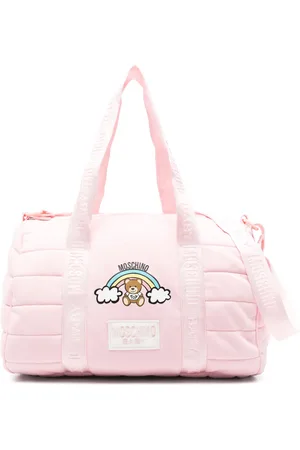 Moschino Logo-patch changing bag