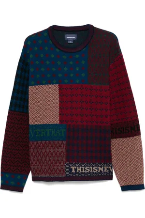 This Is Never That Block Knit sweater