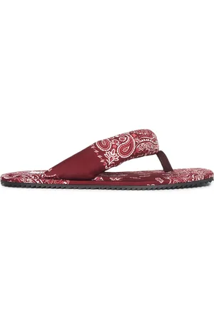 The Attico Bandana-print slides