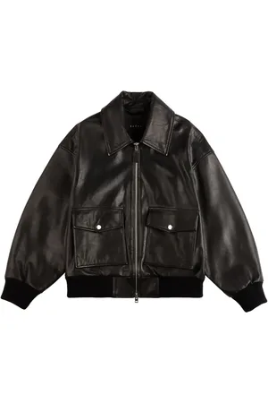 Hogan Leather aviator jacket