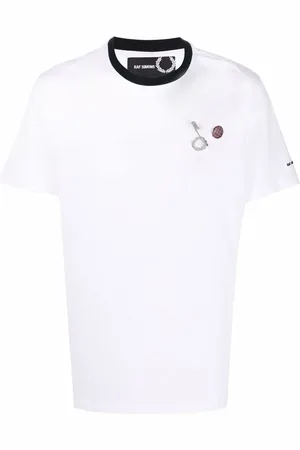 Fred Perry Safety pin-detail short-sleeve T-shirt