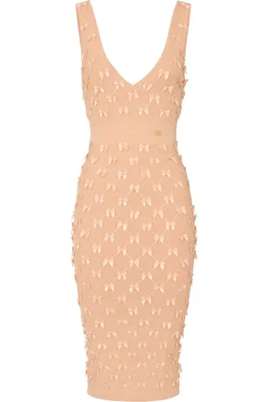 Elisabetta Franchi Bow-embellished midi dress