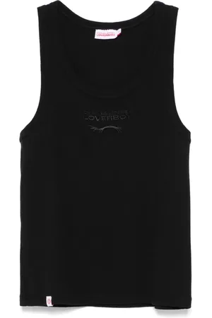 Charles Jeffrey Loverboy Logo-embroidered tank top