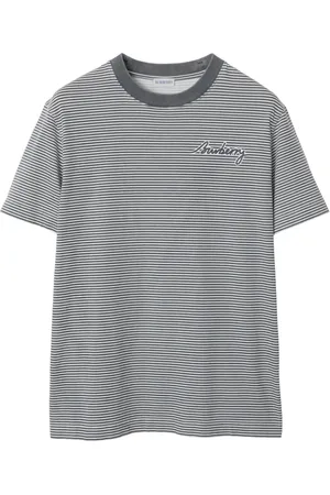 Burberry Striped cotton T-shirt