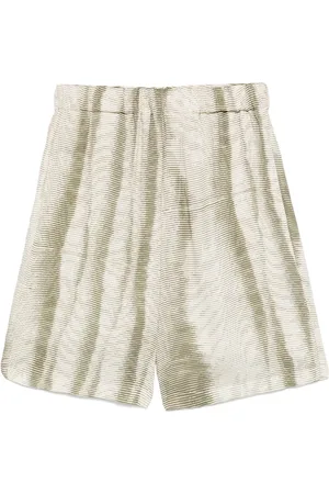 A PAPER KID Striped bermuda shorts