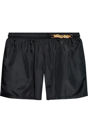 Moschino Logo plaque swim shorts