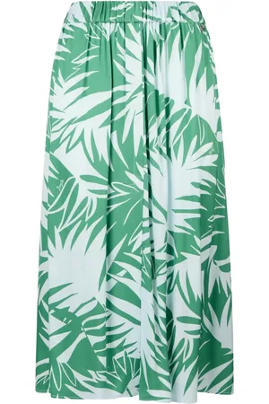 Liu Jo All over graphic print satin skirt