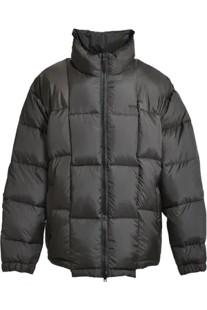 Vetements Logo-embroidered padded jacket