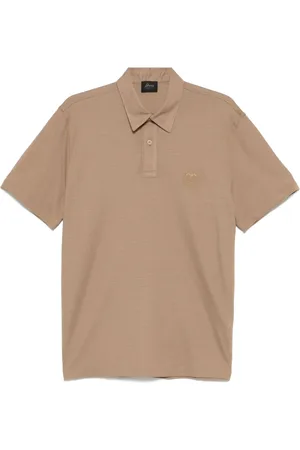 BRIONI Logo-embroidered polo shirt
