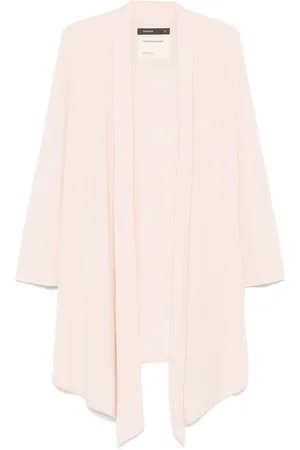 Frenckenberger Fine-knit cardi-coat