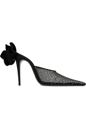 MAGDA BUTRYM 110mm flower-detail pointed mules
