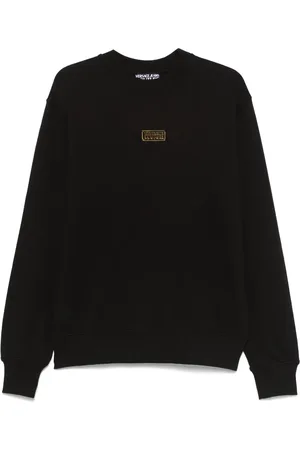VERSACE Logo-plaque sweatshirt