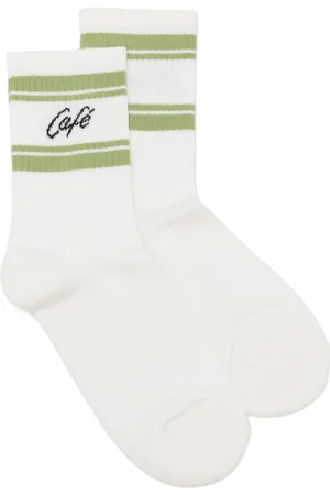 CAF Intarsia-knit logo socks