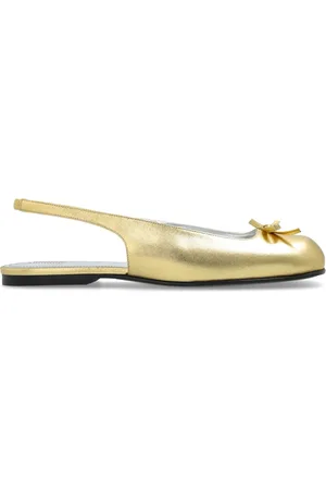 NODALETO Leather ballerina shoes