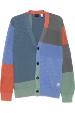 Paul Smith Colour-block organic-cotton cardigan