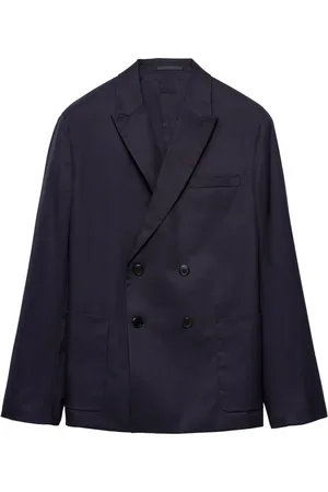 Prada Double-breasted cotton blazer