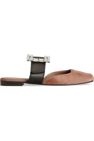 Dolce & Gabbana Crystal-buckle slippers