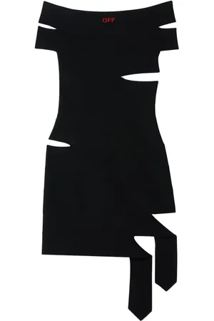 OFF-WHITE Cut out-detail mini dress