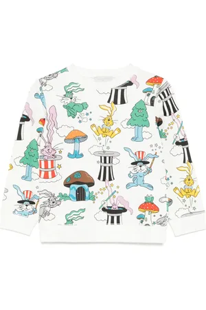 Stella McCartney Magicians bunny-print crewneck sweatshirt