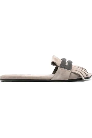 Brunello Cucinelli Monili chain-detail slides