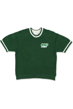 Mini Rodini Crochet-knit T-shirt