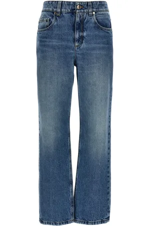 Brunello Cucinelli Monili-embellished straight-leg jeans