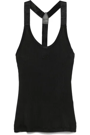 OFF-WHITE Ribbed tank top