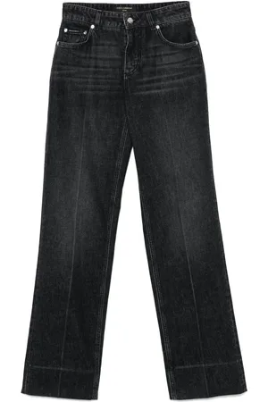 Dolce & Gabbana Pressed-crease straight-leg jeans
