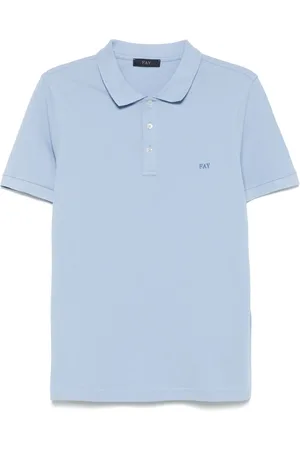 FAY Piqu??-weave polo shirt