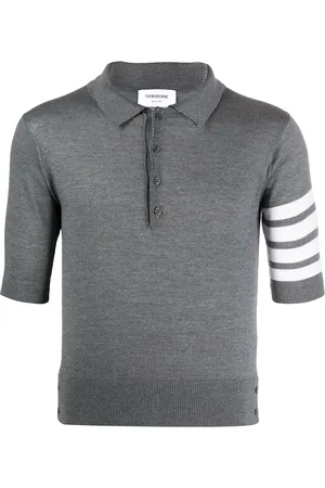 Thom Browne 4-Bar short-sleeved polo shirt